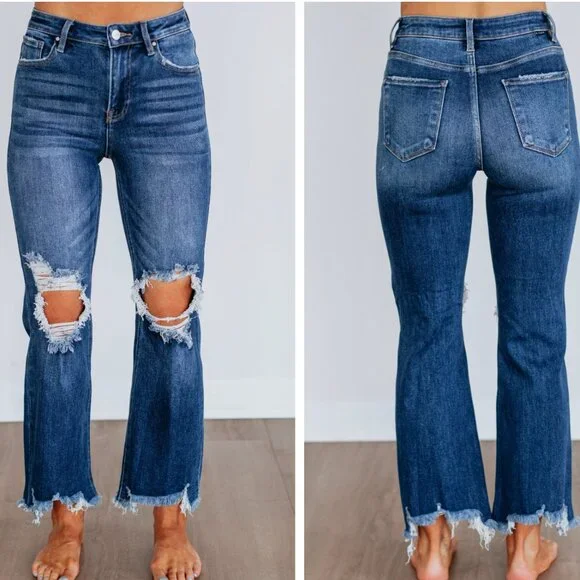 Risen Rudy Women's Jeans - Medium Wash, Sz 1XL, NWT - Picture 1 of 7